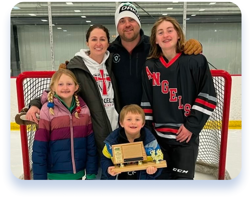 Dr. Matthew Eaton with his family photo